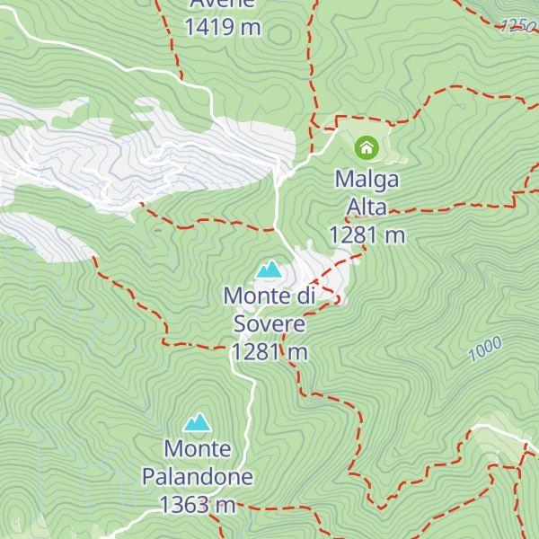 Map of Monte di Sovere