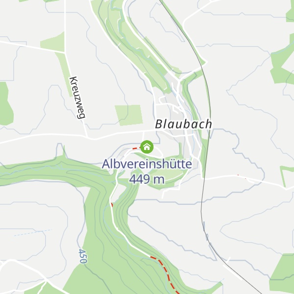 Map of Albvereinshütte