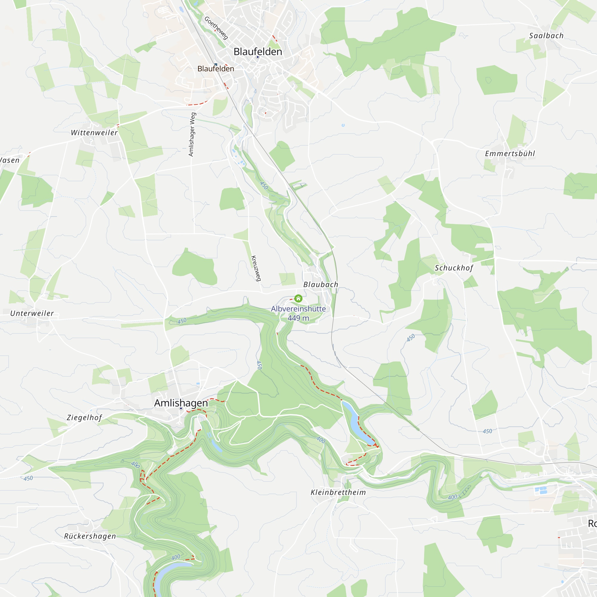 Albvereinshütte map