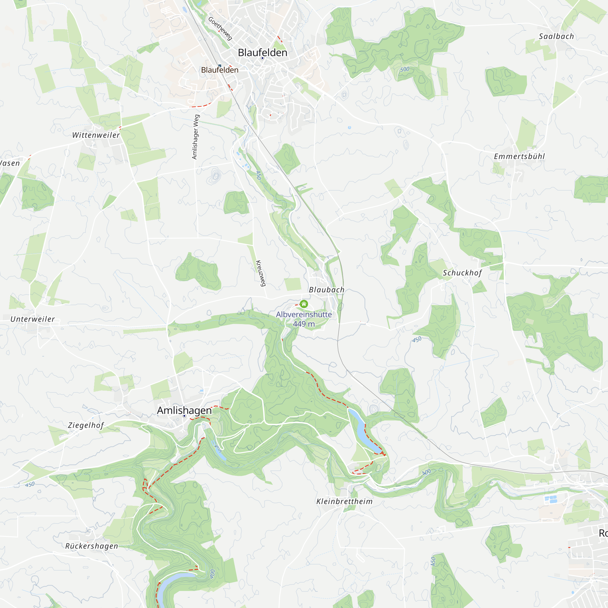 Albvereinshütte map