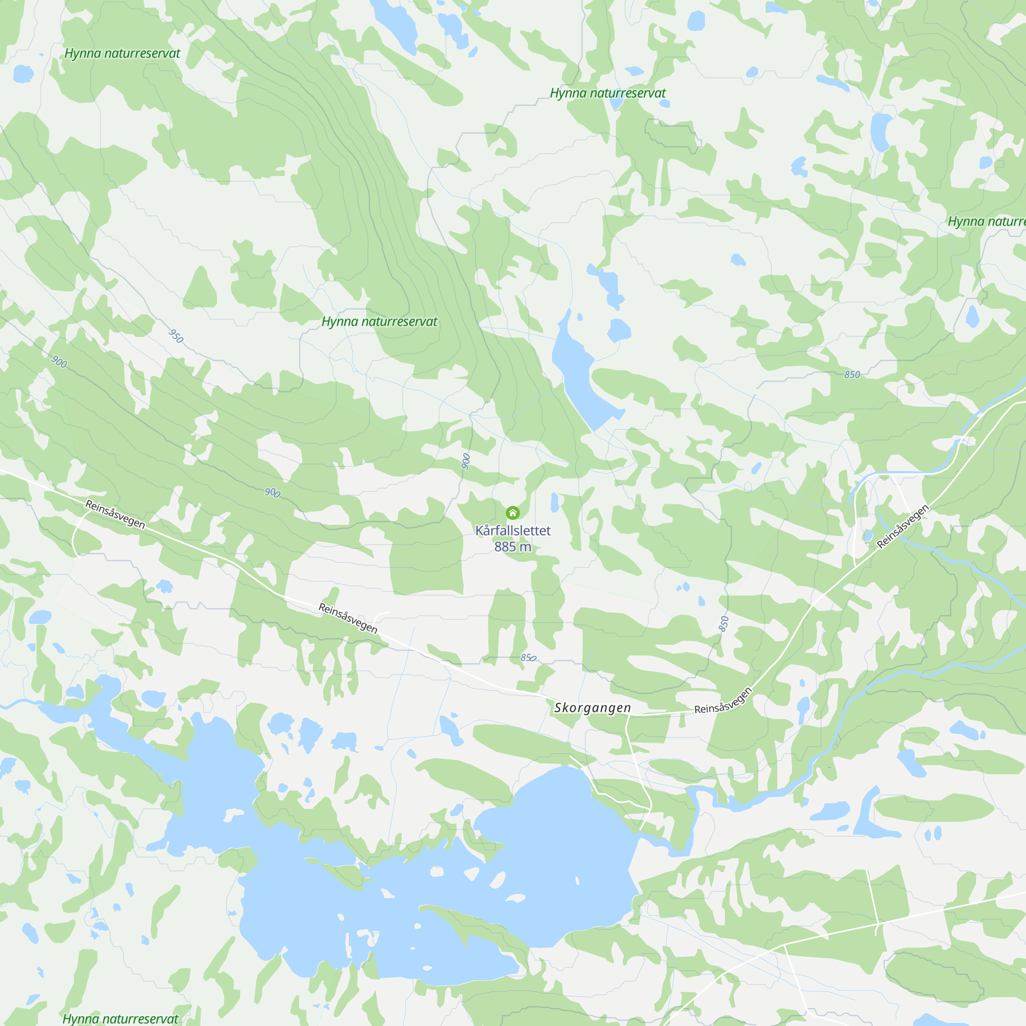 Kårfallslettet map