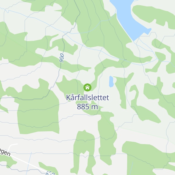 Map of Kårfallslettet