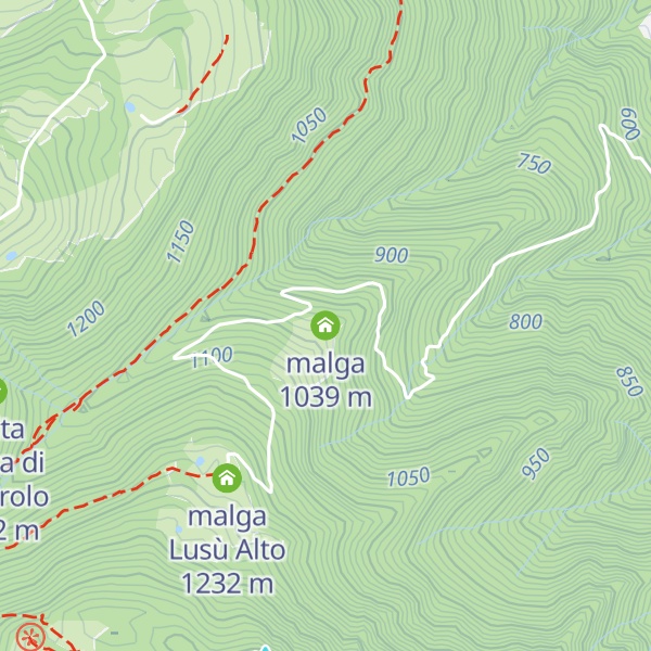 Map of malga