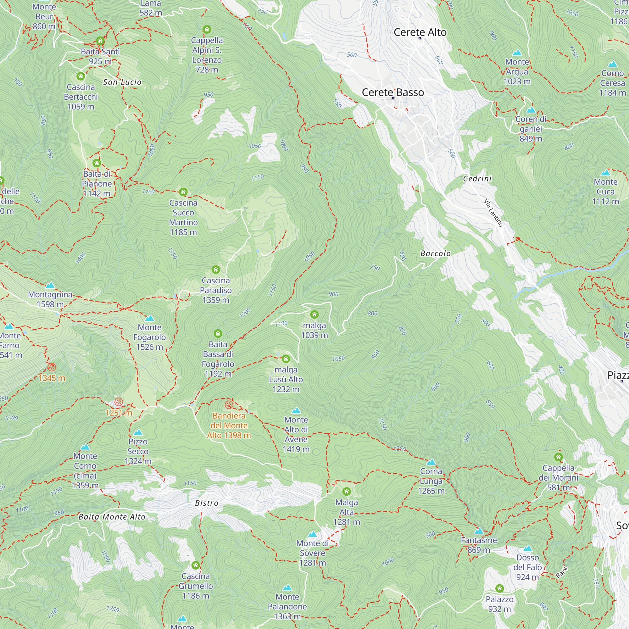 malga map