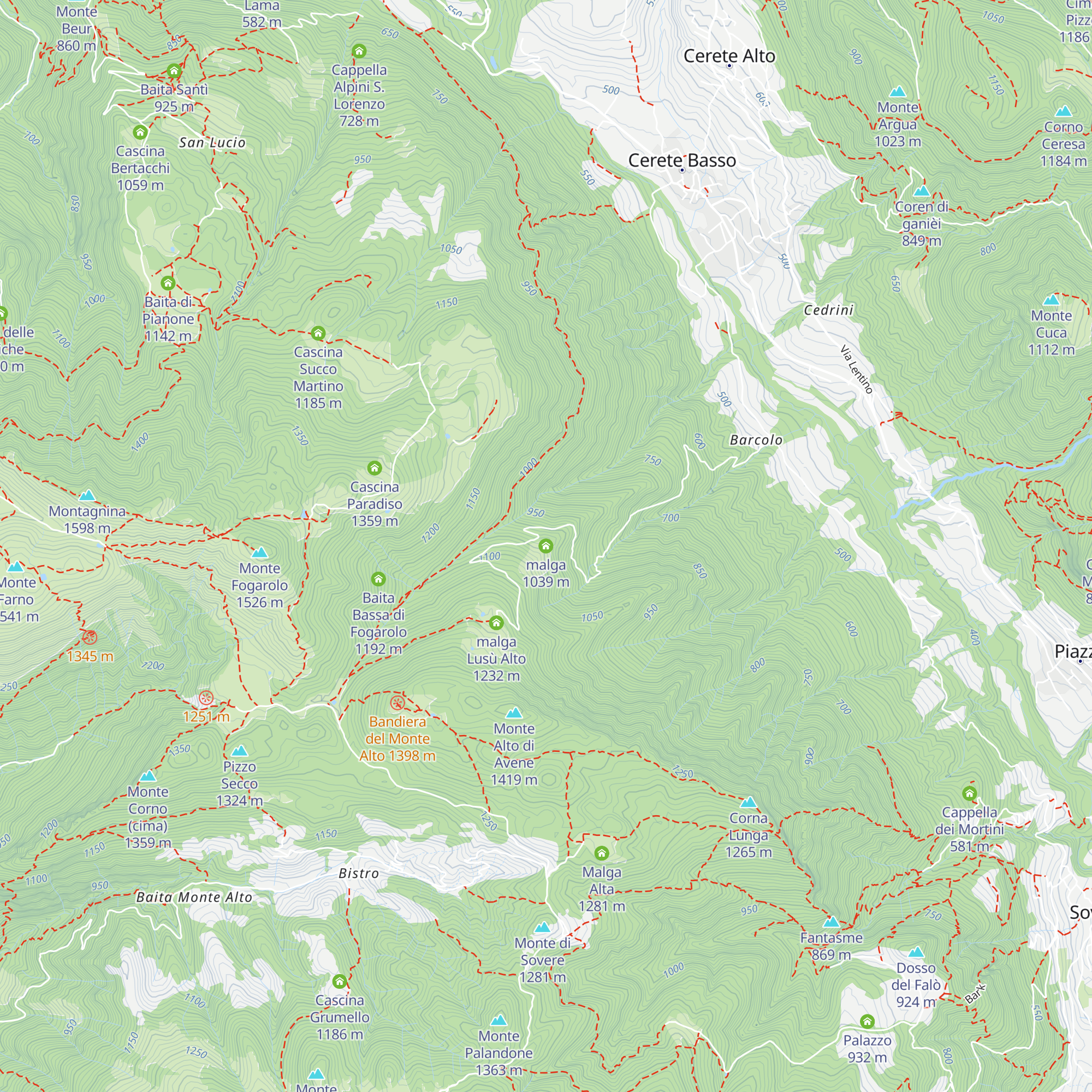 malga map