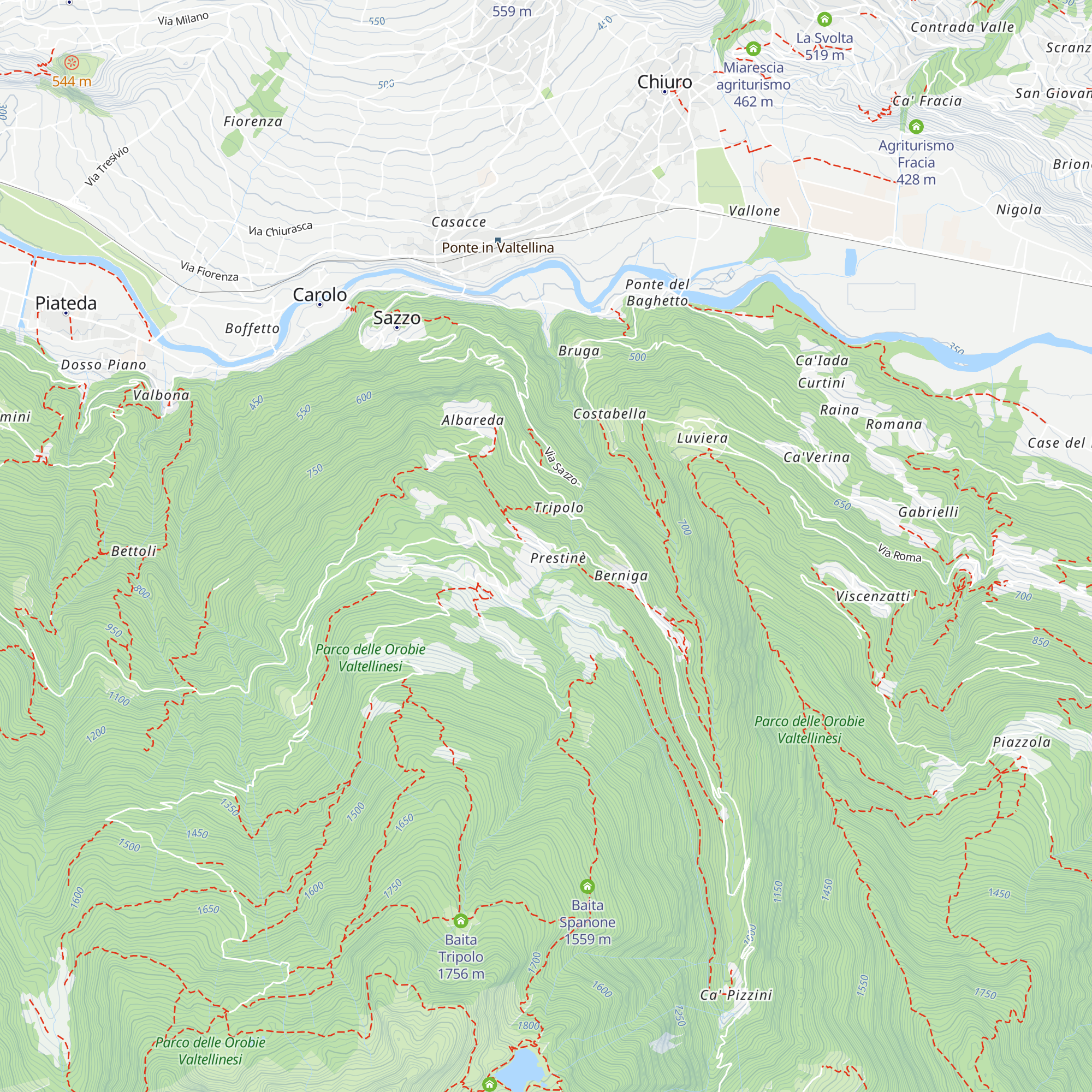 Trattoria Belvedere map