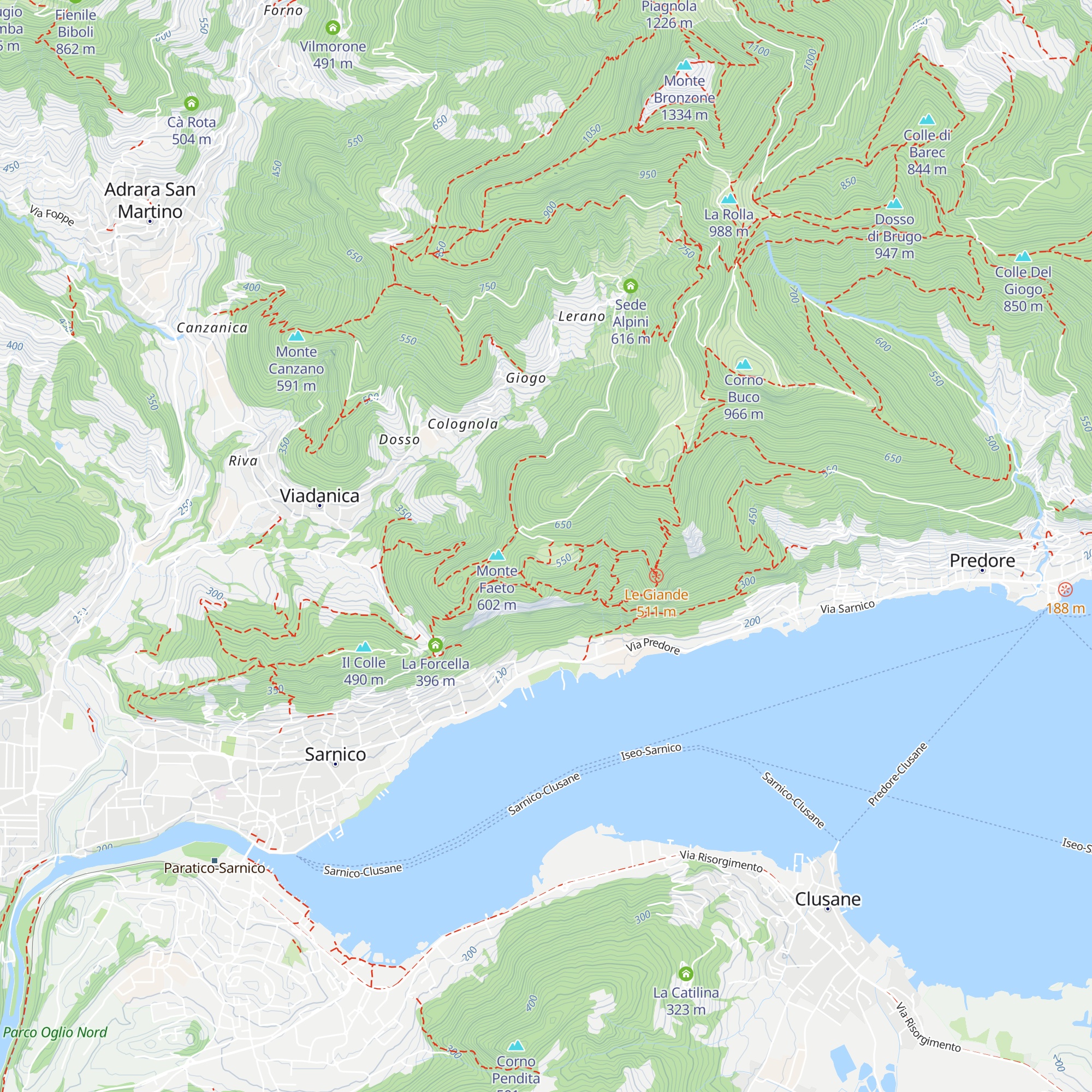 Baita Pompiano map