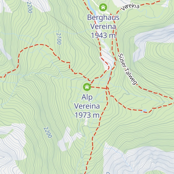 Map of Alp Vereina