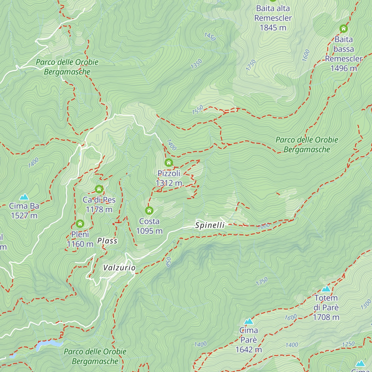 Cedrina map