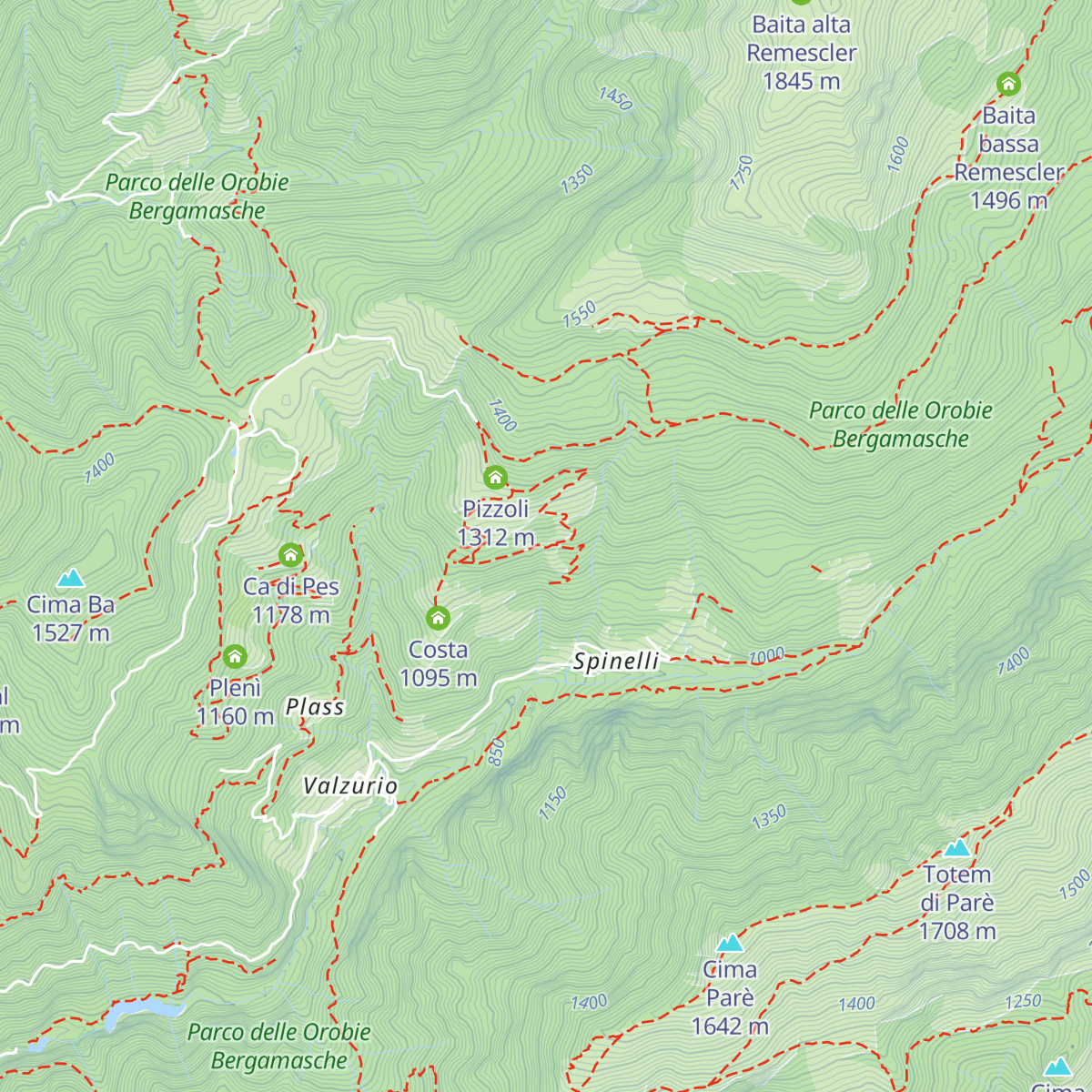 Cedrina map