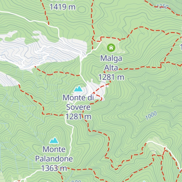 Map of Malga Lunga