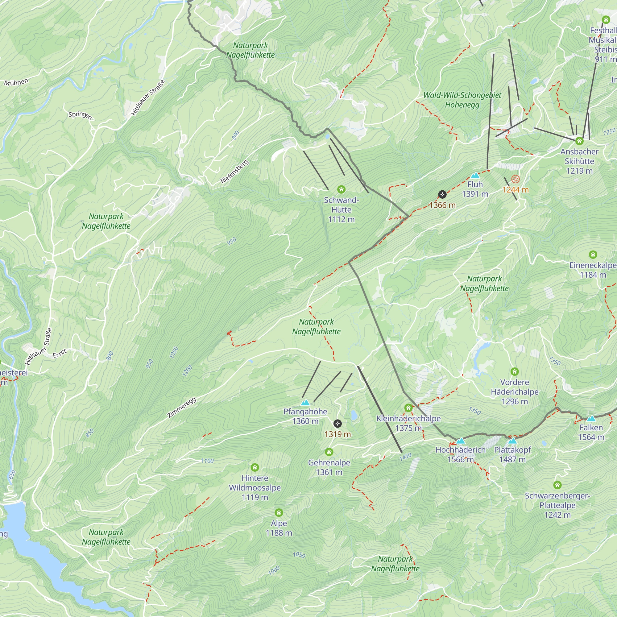 Moosalpe map