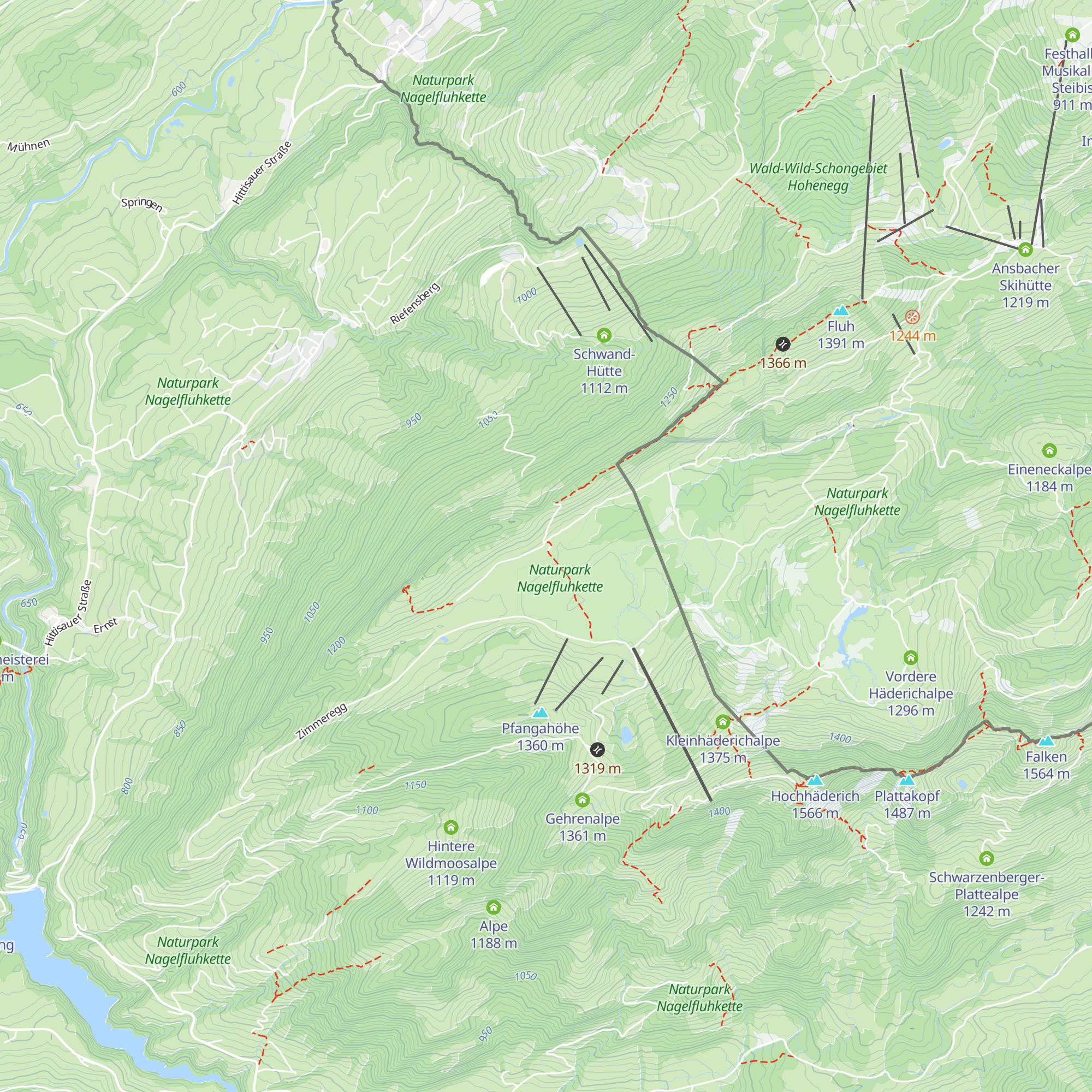 Moosalpe map