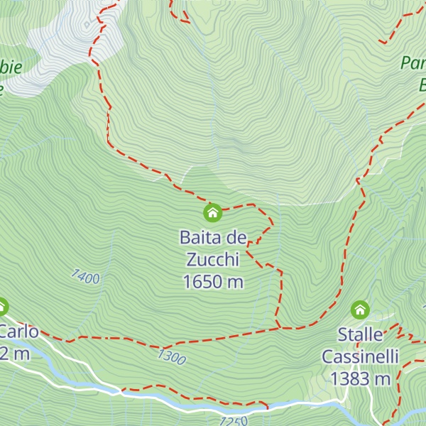 Map of Baita de Zucchi