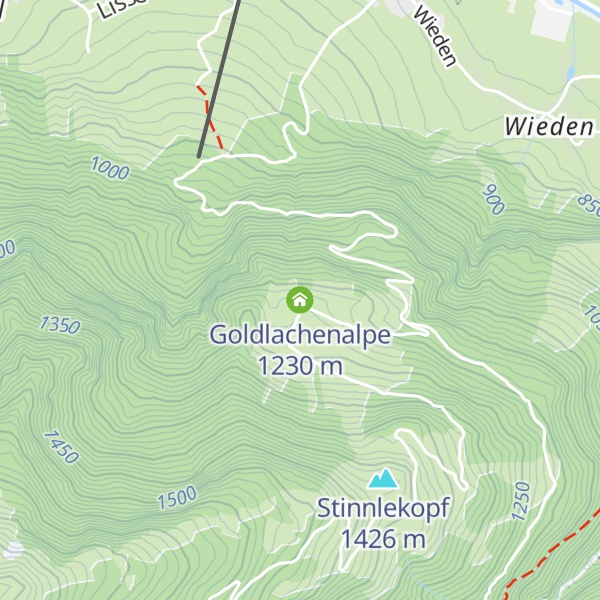 Map of Goldlachenalpe