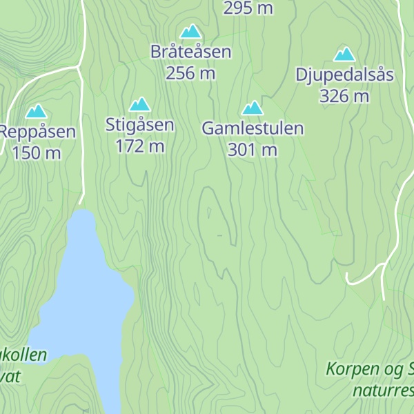 Map of Bokeknatten