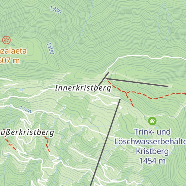 Map of Panoramagasthof Kristberg