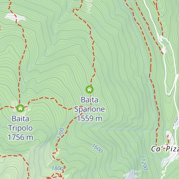 Map of Baita Spanone