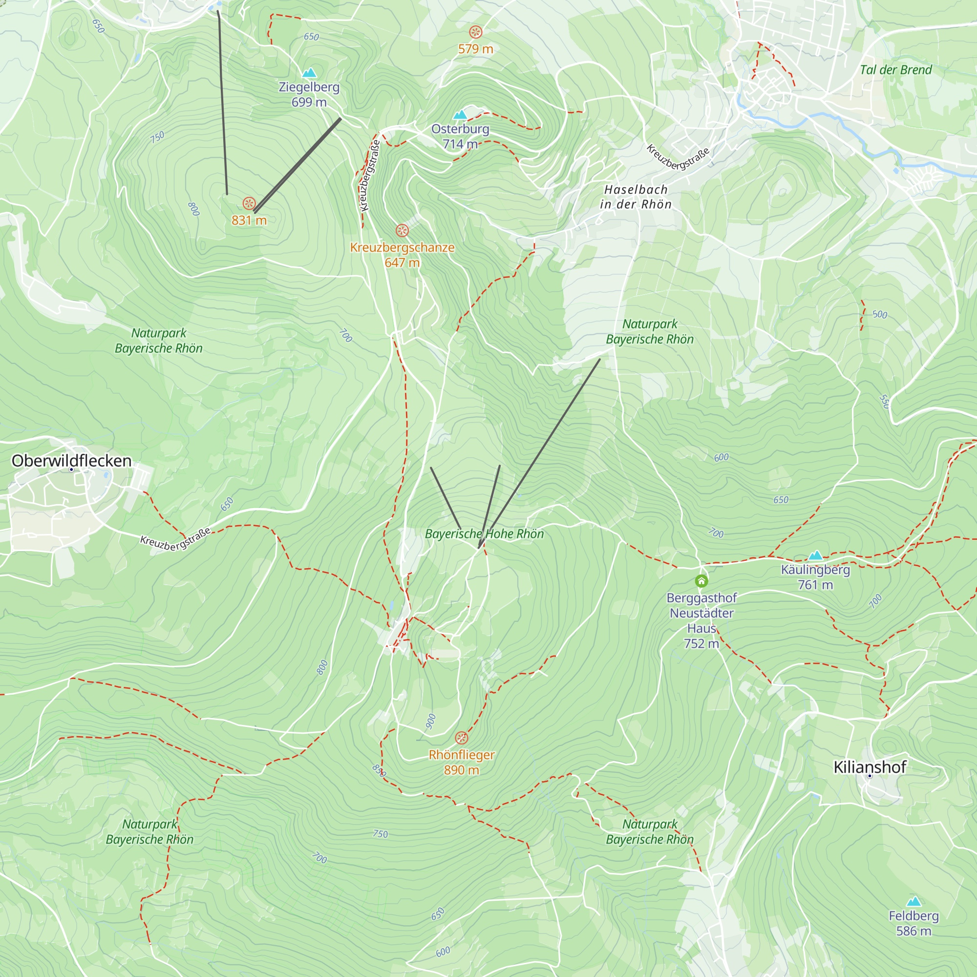 Haflinger Alm map