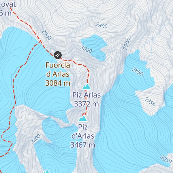 Map of Piz Arlas