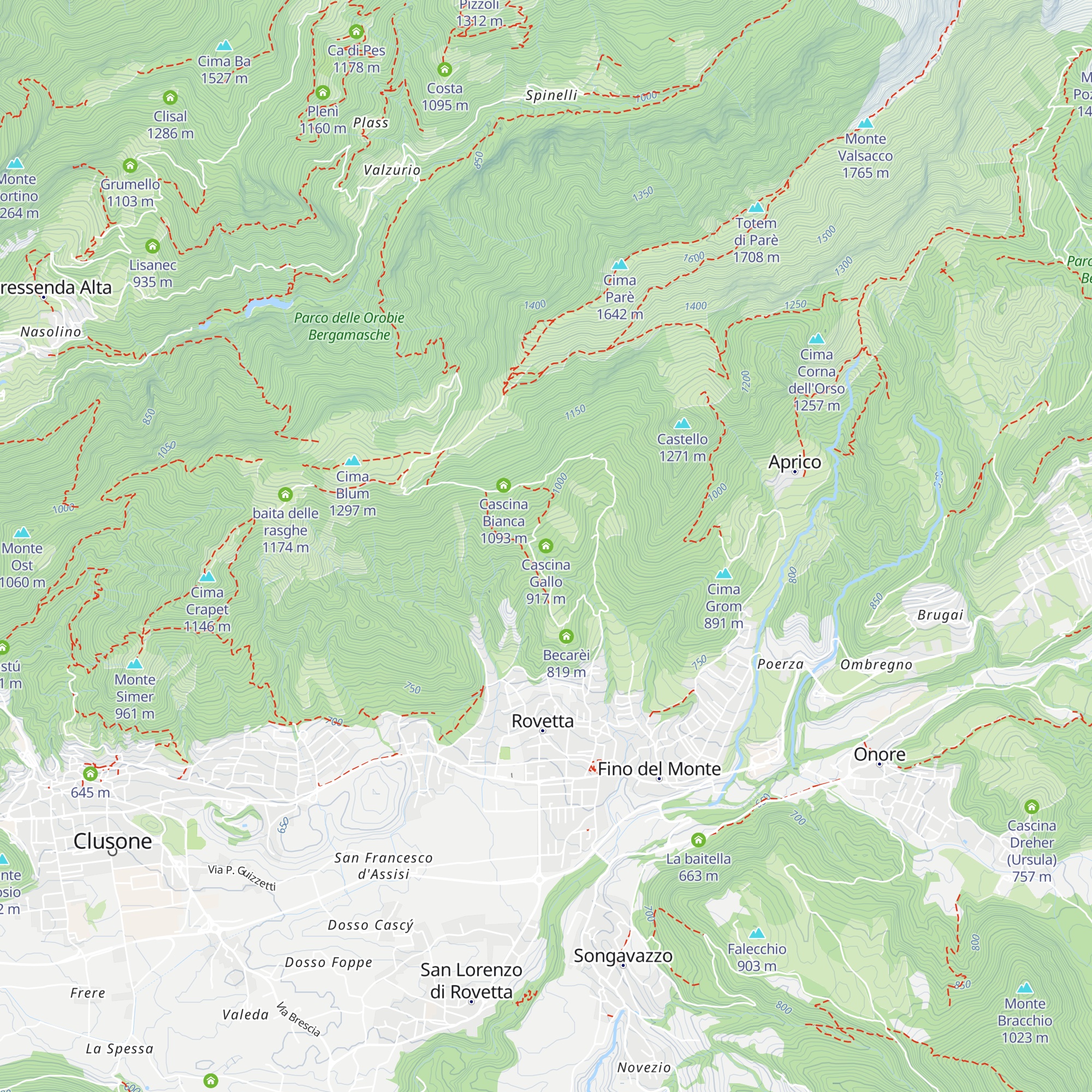 Cascina Gallo map