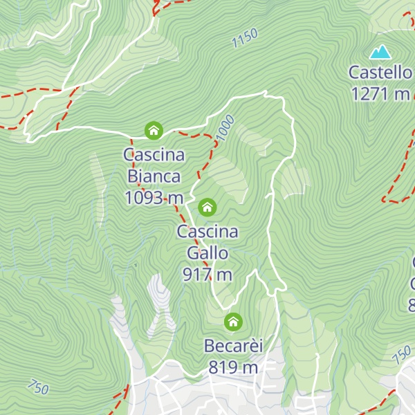 Map of Cascina Gallo