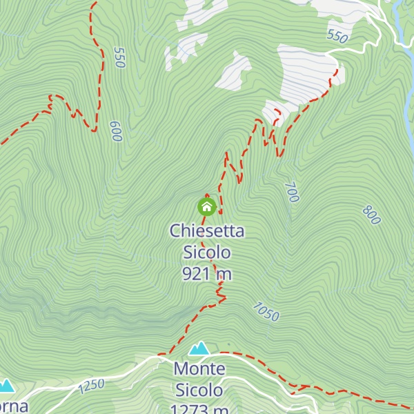 Map of Chiesetta Sicolo
