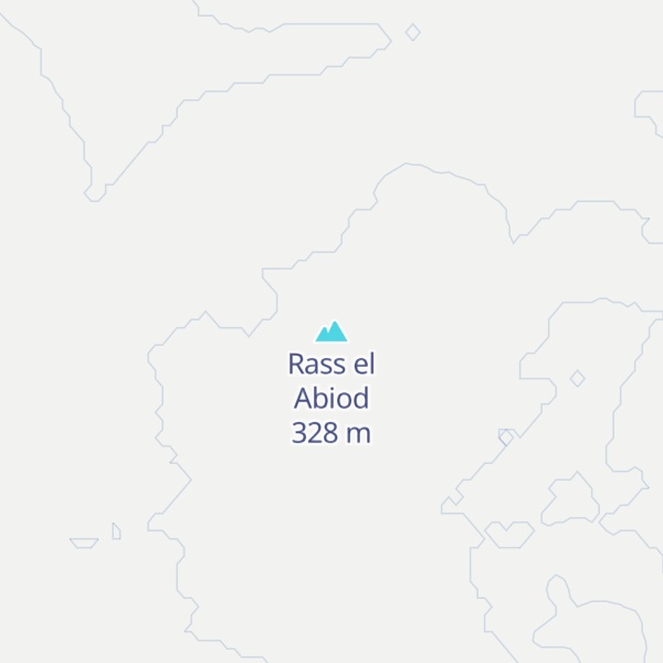 Map of Rass el Abiod