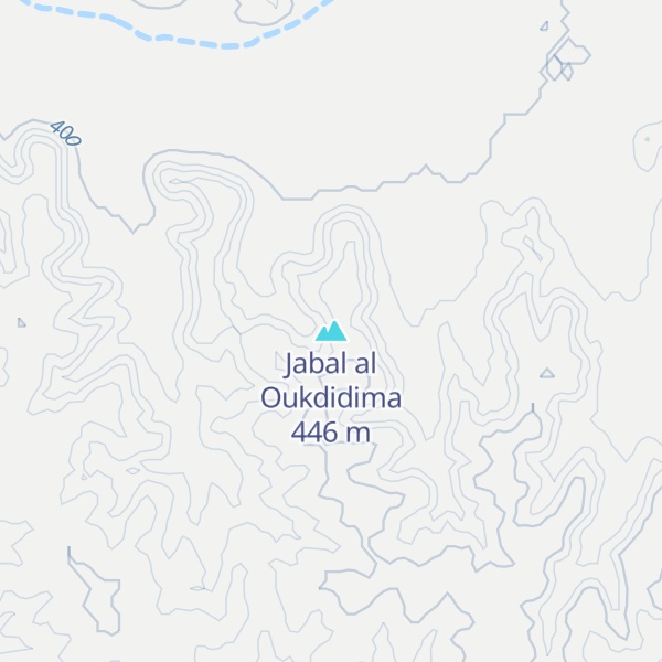 Map of Jabal al Oukdidima