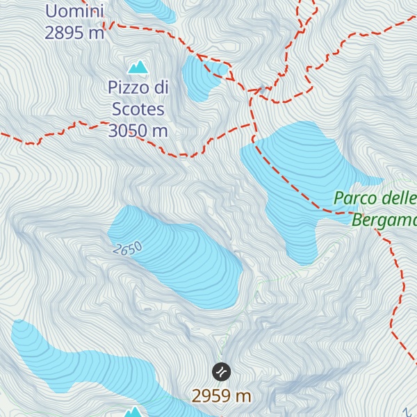 Map of Cima di Caronno