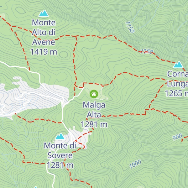 Map of Malga Alta