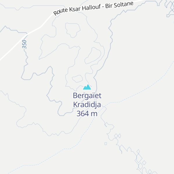 Map of Bergaïet Kradidja