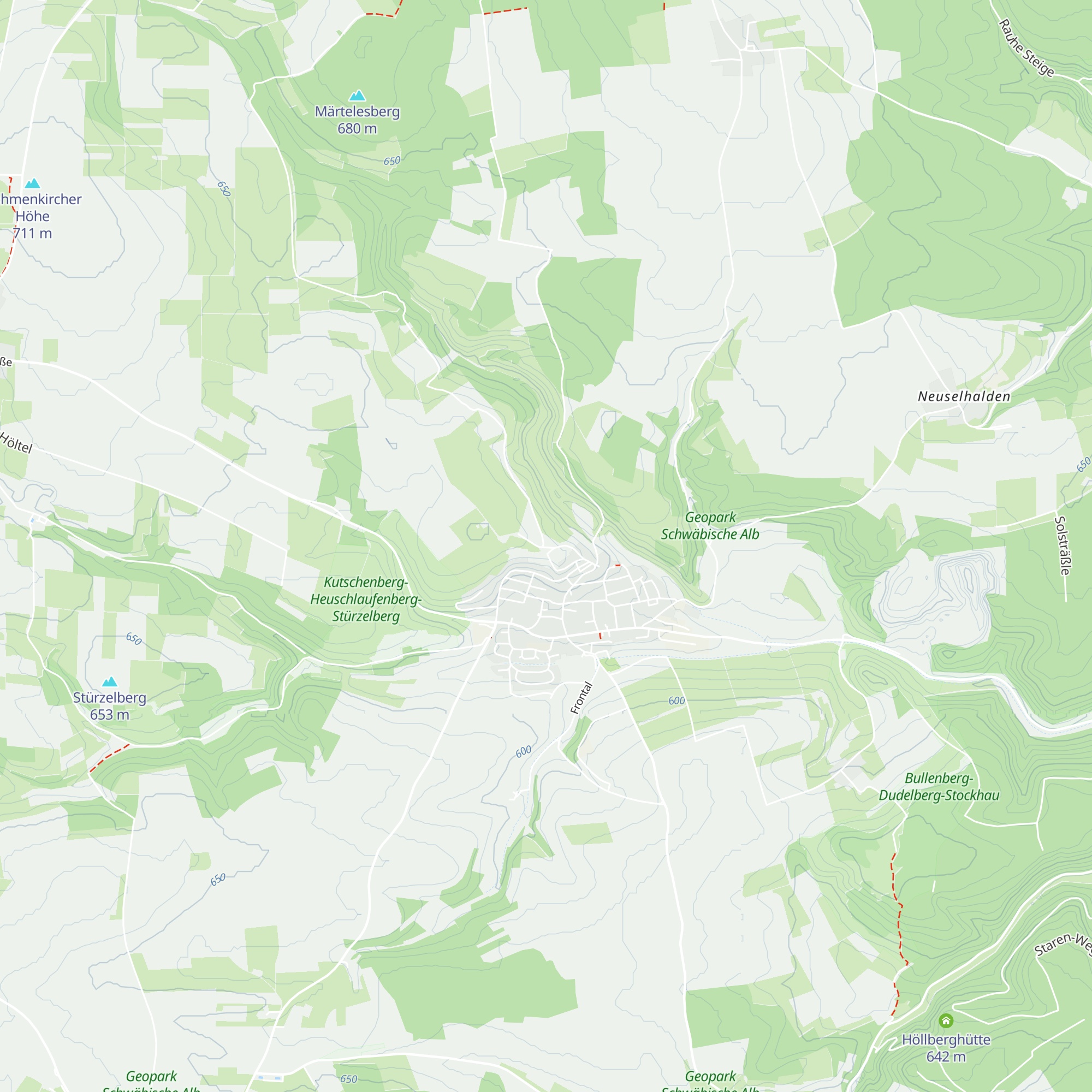 WSCA Hütte Söhnstetten map