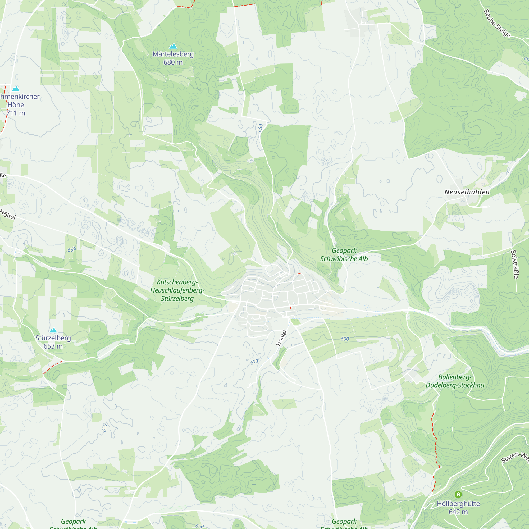 WSCA Hütte Söhnstetten map