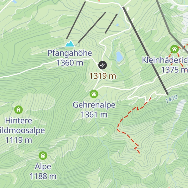 Map of Gehrenalpe