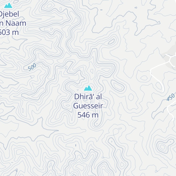 Map of Dhirā‘ al Guesseïr