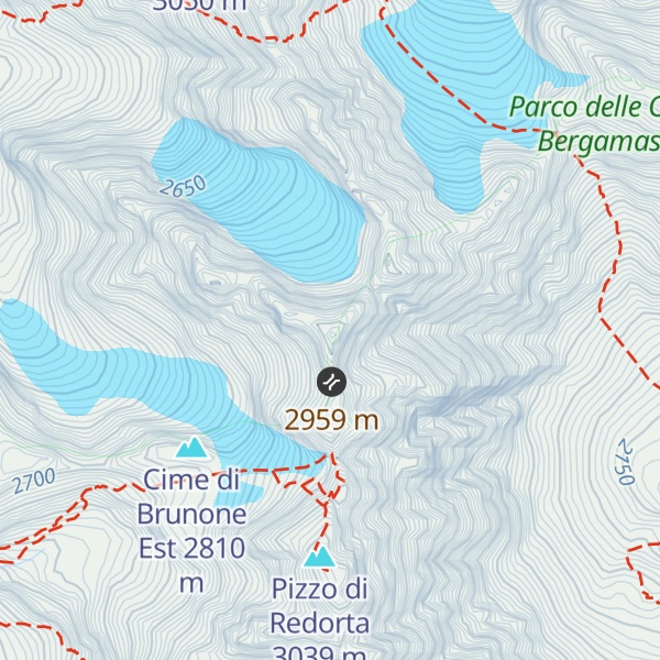 Map of Punta di Scais