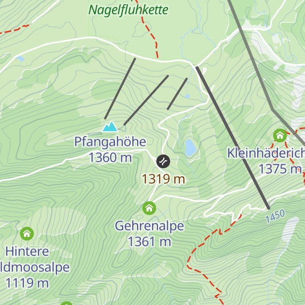 Map of Gasthof Hennenmoosalpe