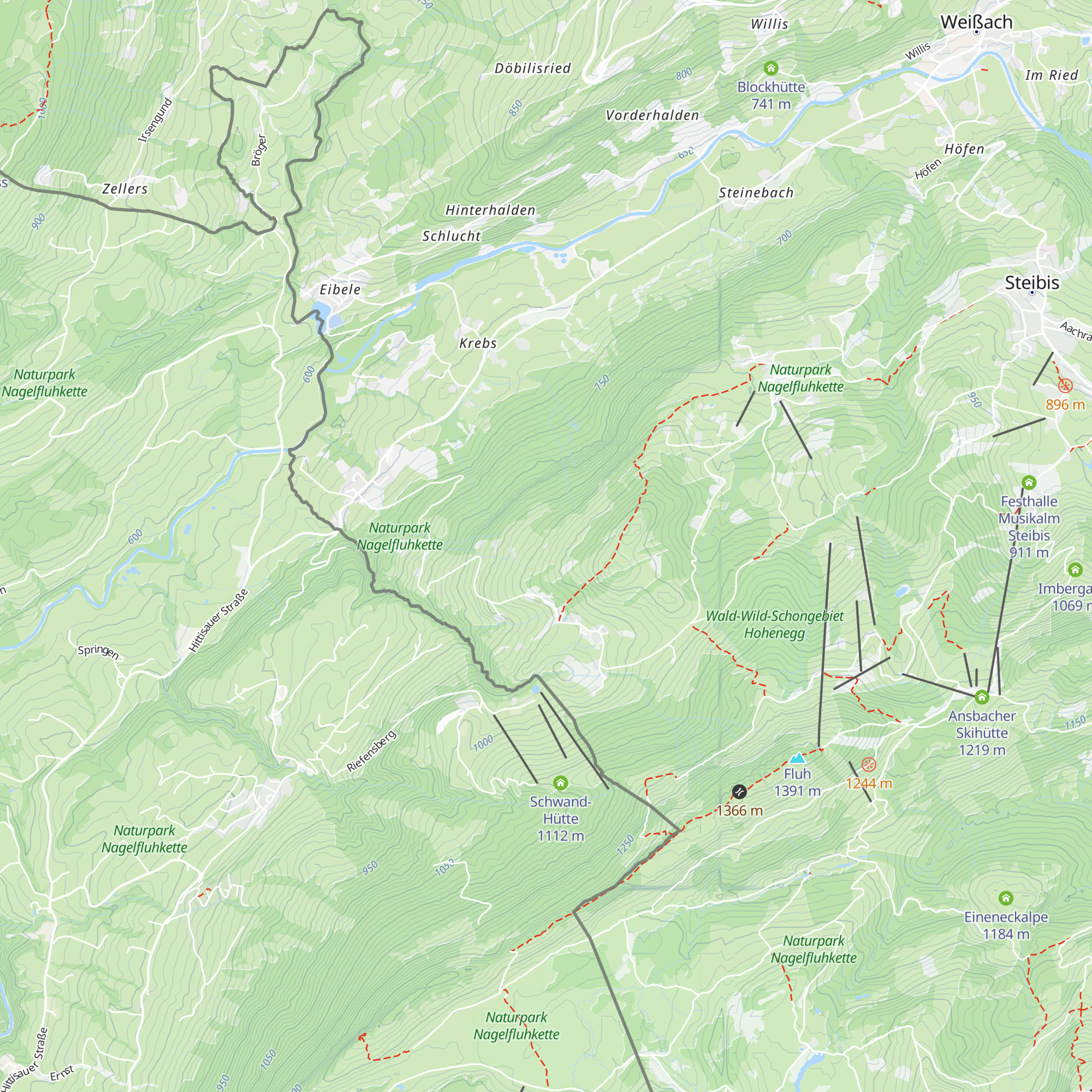 Arnika-Alpe map