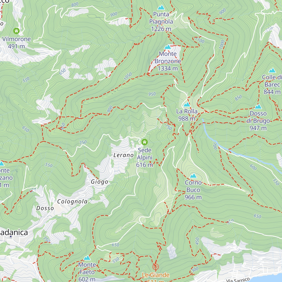 Chiesa Alpini map