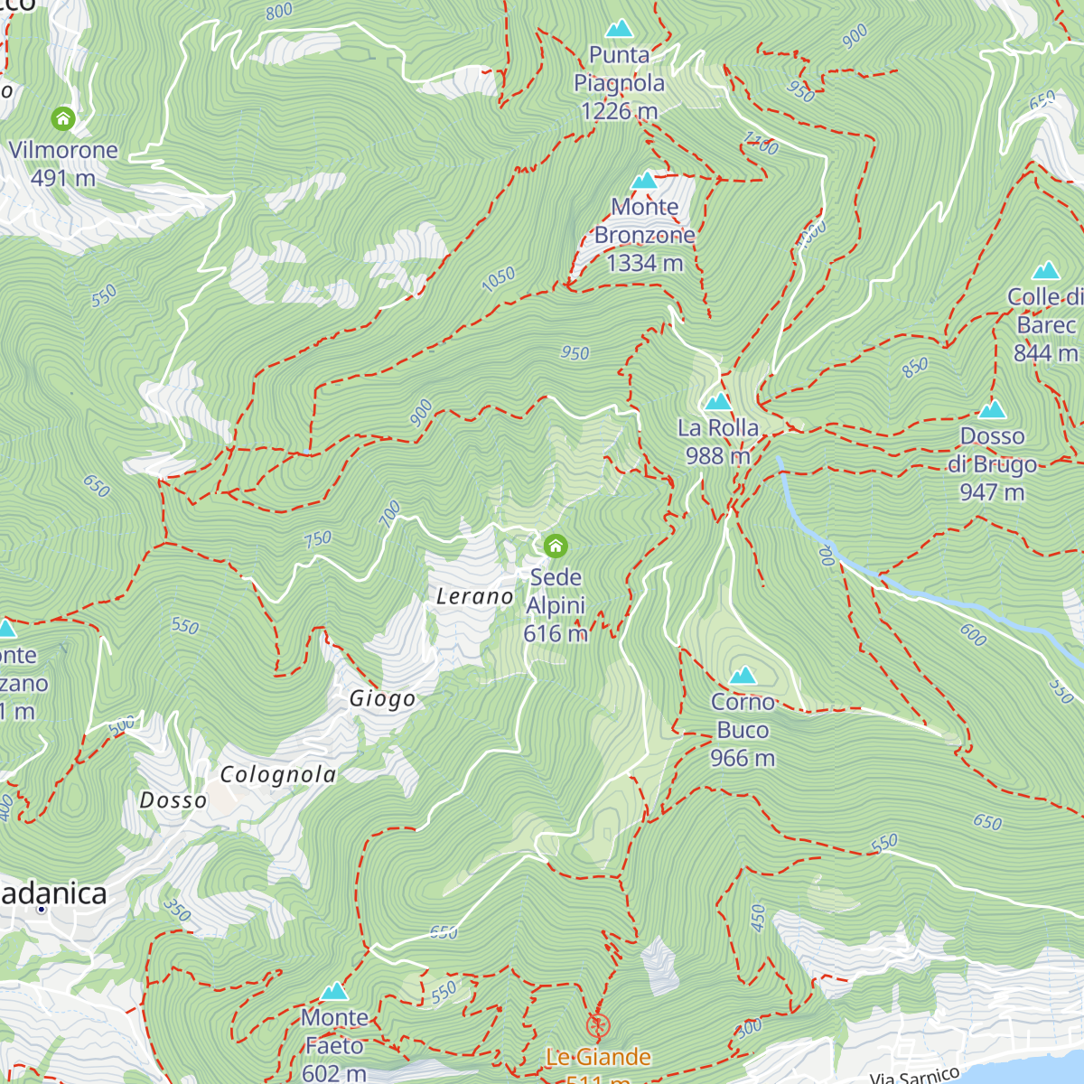 Chiesa Alpini map