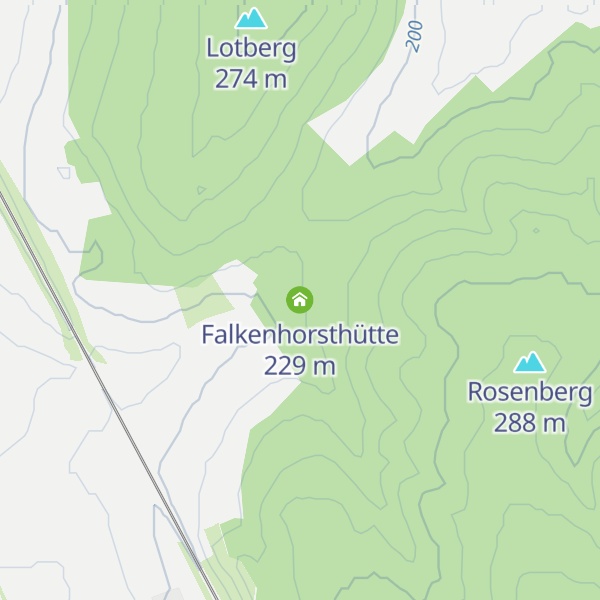 Map of Falkenhorsthütte