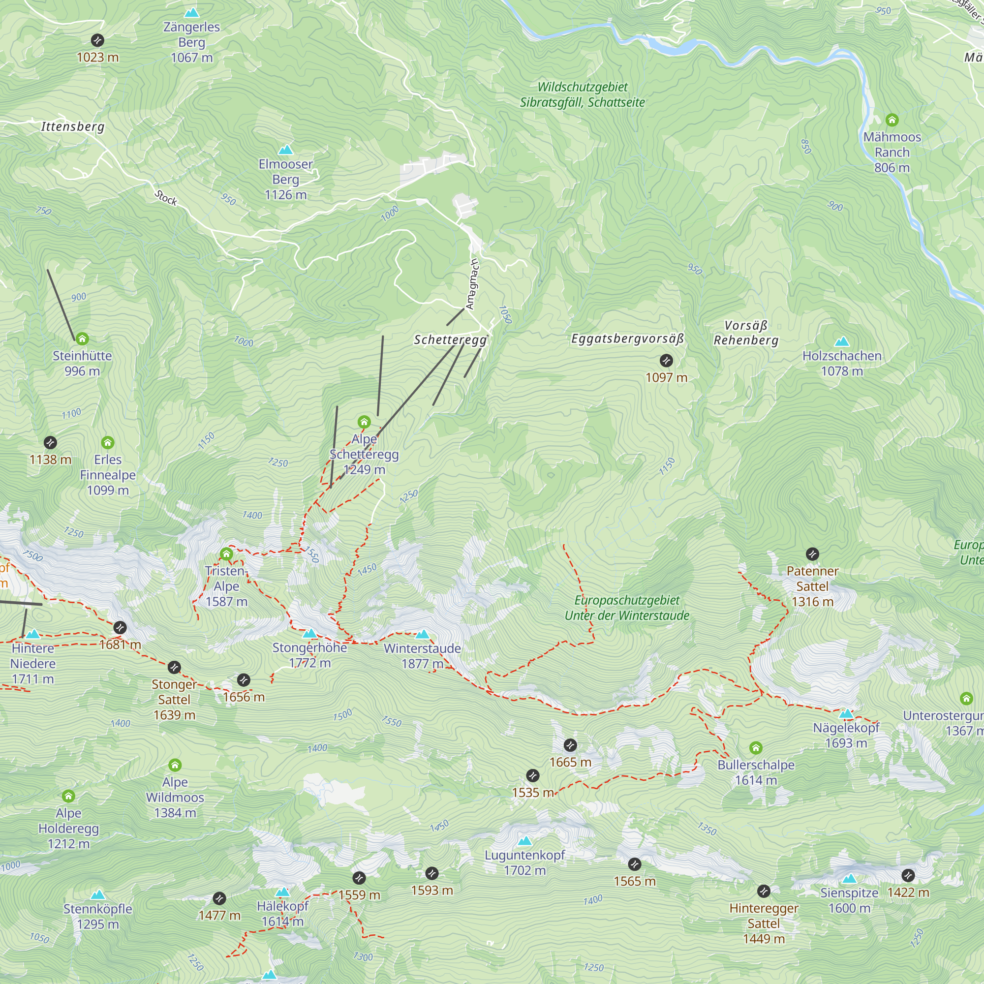 Landamanns Ochsenhof map