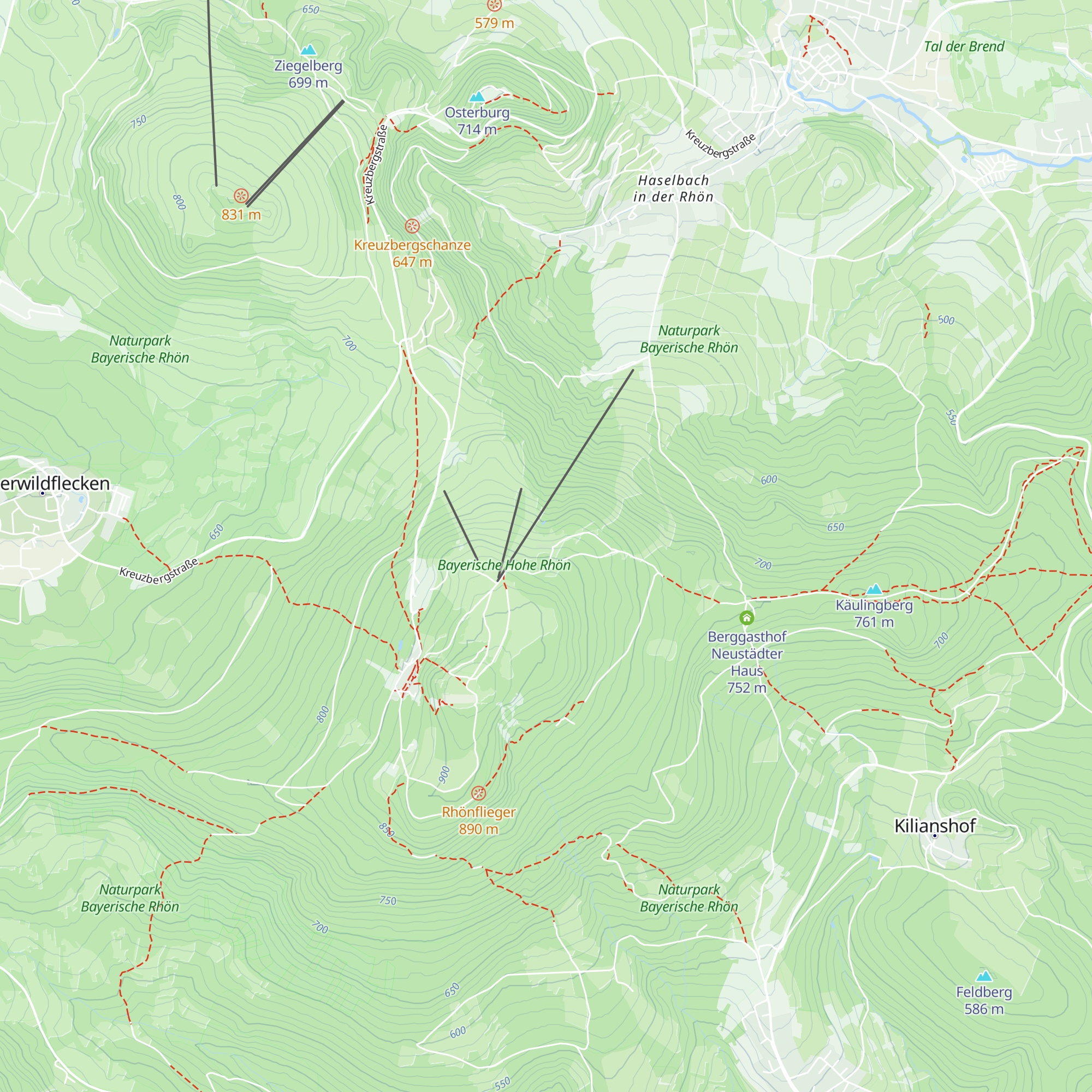Gemündener Hütte map