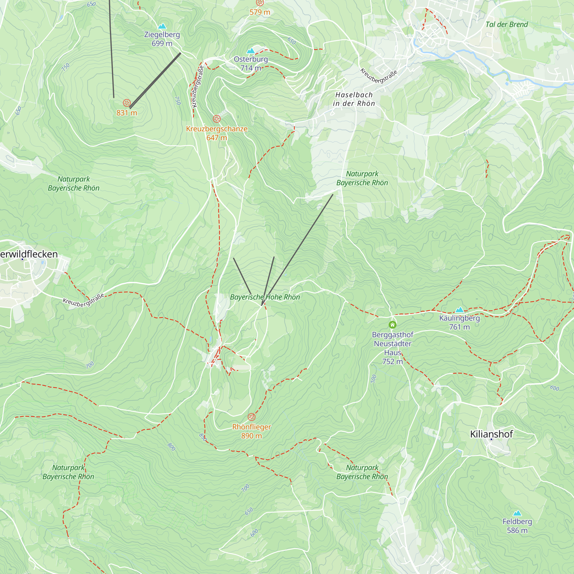 Gemündener Hütte map