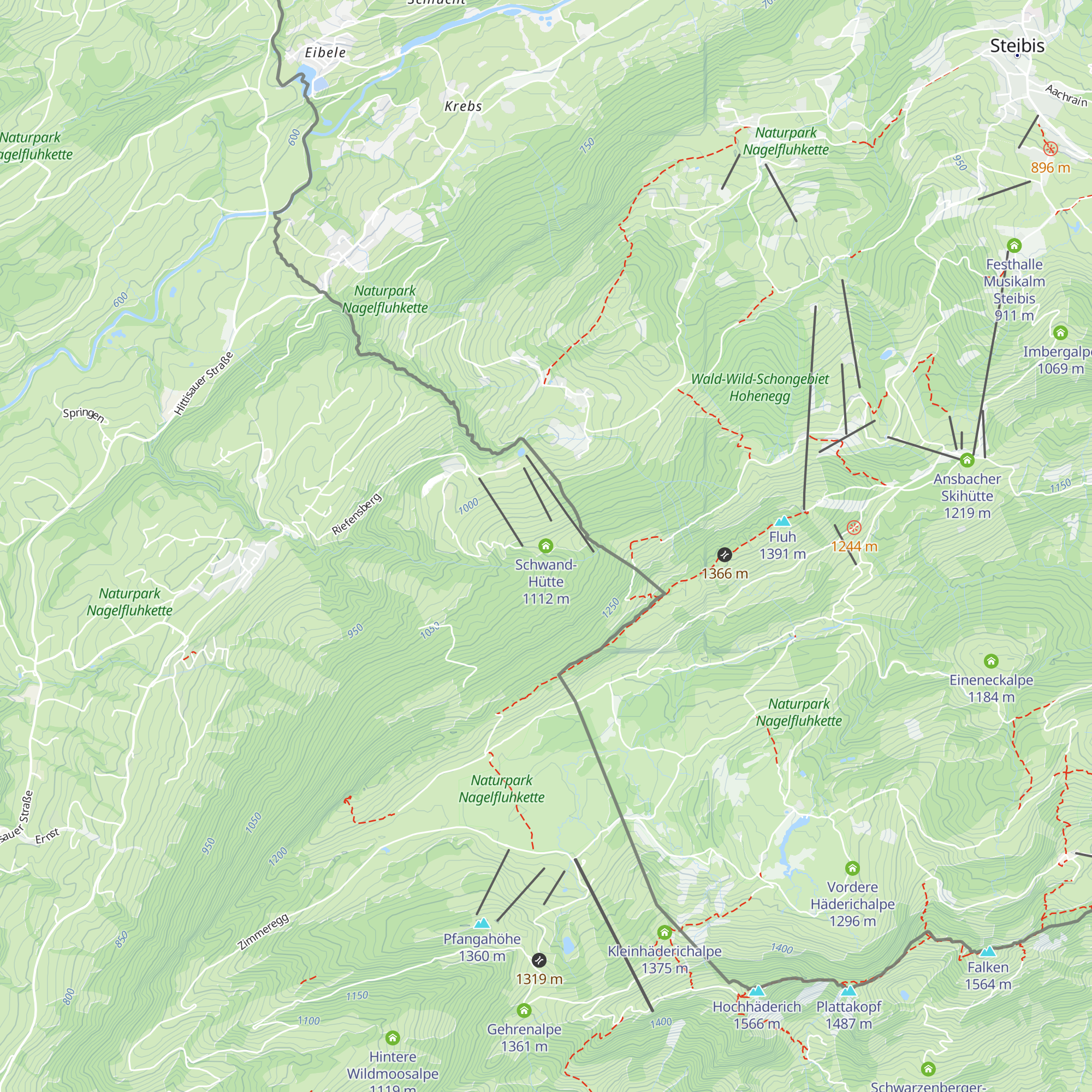 Schwand-Hütte map