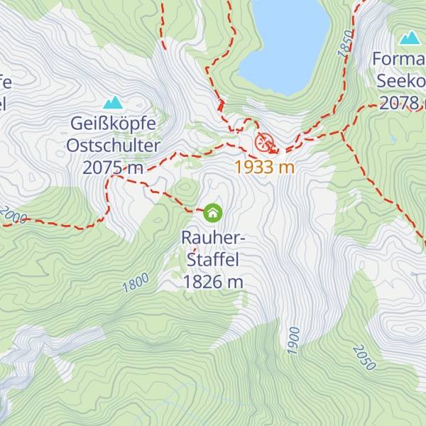 Map of Rauher-Staffel
