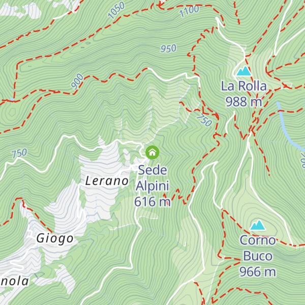 Map of Sede Alpini