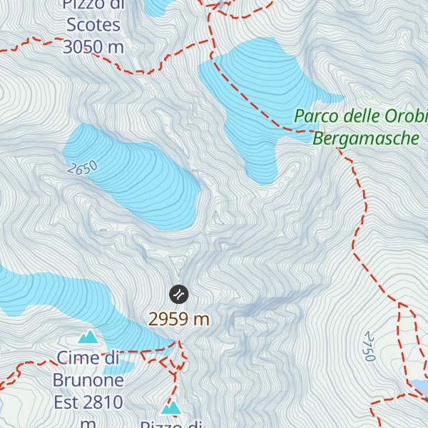Map of Pizzo di Porola