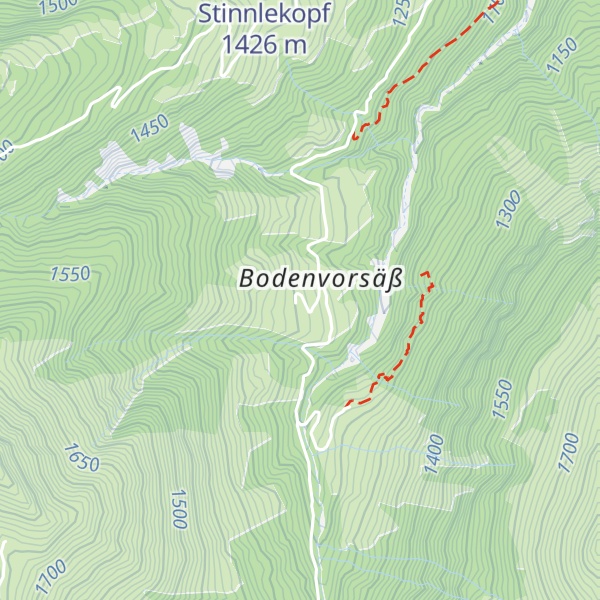 Map of Bergkristallhütte